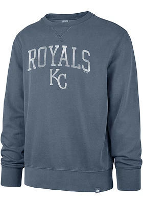 47 Kansas City Royals Mens Blue Hudson Long Sleeve Fashion Sweatshirt