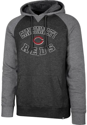 47 Cincinnati Reds Mens Black Match Raglan Fashion Hood