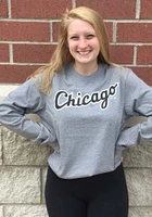 47 Chicago White Sox Grey Wordmark Super Rival Long Sleeve T Shirt