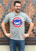 47 Chicago Cubs Grey Throwback Super Rival Short Sleeve T Shirt