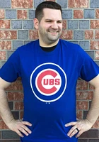 47 Chicago Cubs Blue Imprint Super Rival Short Sleeve T Shirt