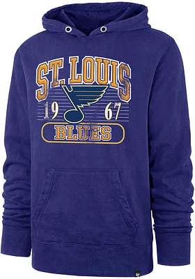 47 St Louis Blues Mens Blue Crosby Fashion Hood