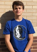 47 Dallas Mavericks Blue Imprint Super Rival Short Sleeve T Shirt