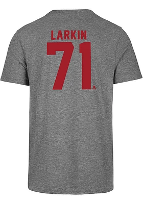 Dylan Larkin Detroit Red Wings Grey Most Valuable Player Short Sleeve Fashion T Shirt