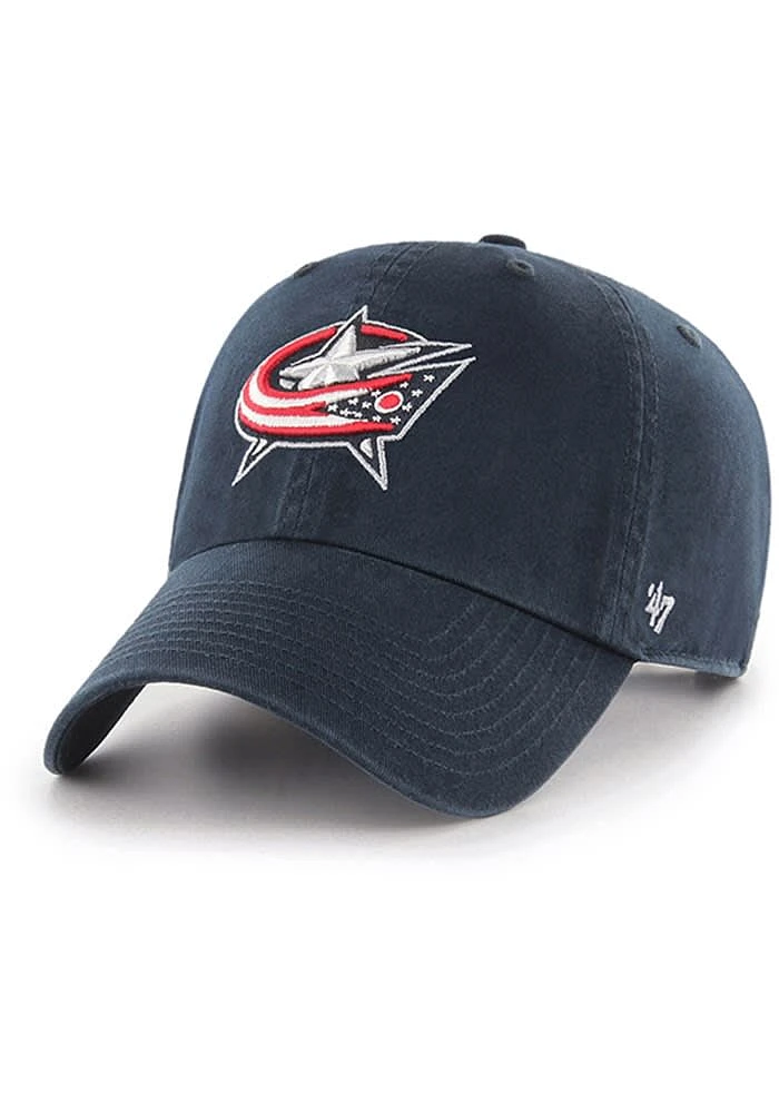 47 Columbus Blue Jackets Clean Up Adjustable Hat