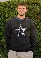 47 Dallas Cowboys Mens Navy Blue Imprint Headline Long Sleeve Crew Sweatshirt