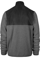 47 Chicago Bears Mens Grey Alpine Fleece Long Sleeve Qtr Zip Pullover