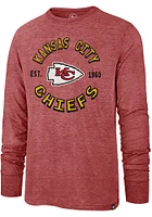 47 Kansas City Chiefs Match Triblend Long Sleeve Fashion T Shirt