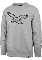 47 Philadelphia Eagles Mens Pop Imprint Headline Long Sleeve Crew Sweatshirt