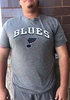 47 St Louis Blues Grey Victors Match Triblend Short Sleeve Fashion T Shirt
