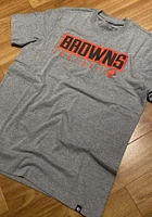 47 Cleveland Browns Grey Dub Major Short Sleeve T Shirt