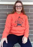 47 Cleveland Browns Mens Pop Imprint Headline Long Sleeve Hoodie