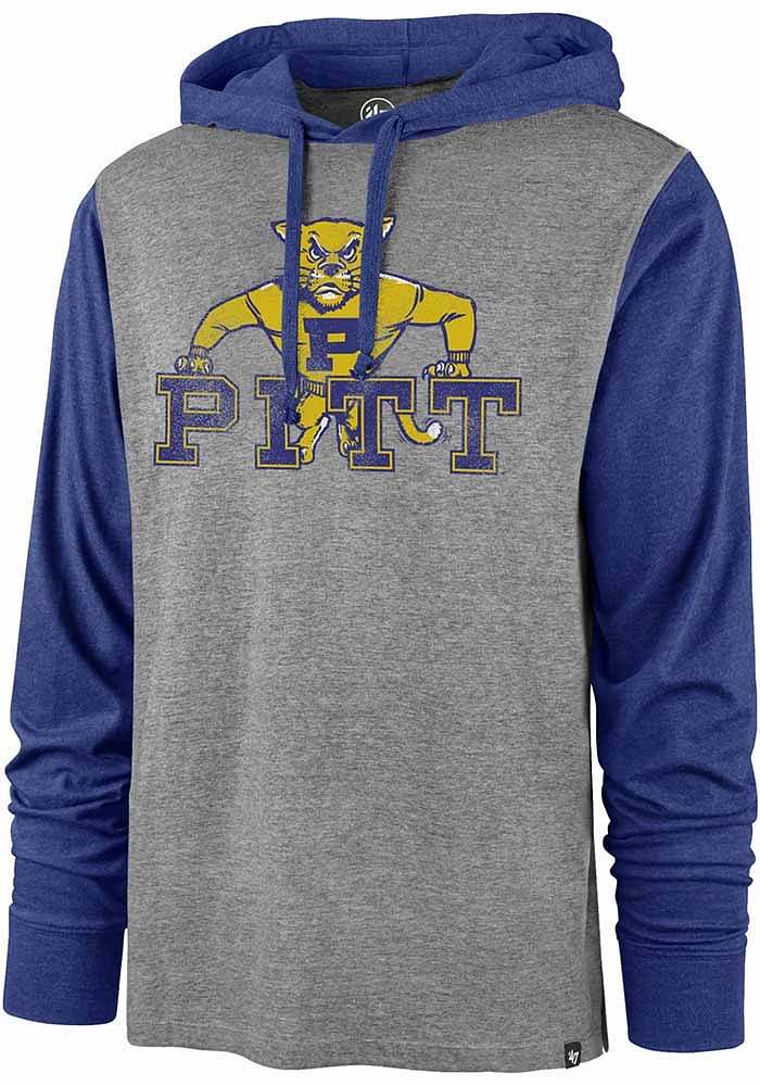 47 Pitt Panthers Mens Grey Callback Club Fashion Hood