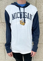 47 Michigan Wolverines Mens White Callback Club Fashion Hood