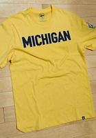 47 Michigan Wolverines Gold Franklin Fieldhouse Edition Short Sleeve Fashion T Shirt