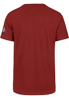 47 Nebraska Cornhuskers Red Franklin Fieldhouse Wordmark Short Sleeve Fashion T Shirt