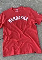 47 Nebraska Cornhuskers Red Franklin Fieldhouse Wordmark Short Sleeve Fashion T Shirt