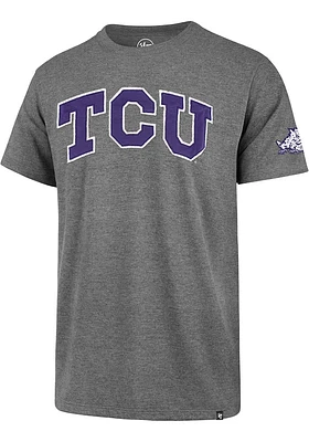 47 TCU Horned Frogs Grey Franklin Fieldhouse Short Sleeve Fashion T Shirt