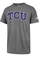 47 TCU Horned Frogs Grey Franklin Fieldhouse Short Sleeve Fashion T Shirt