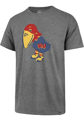 47 Kansas Jayhawks Grey Vintage Franklin Fieldhouse Short Sleeve Fashion T Shirt