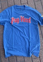 47 Kansas Jayhawks Blue Pay Heed Franklin Fieldhouse Short Sleeve Fashion T Shirt