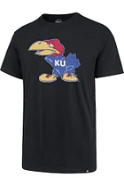 47 Kansas Jayhawks Navy Blue Logo Franklin Fieldhouse Short Sleeve Fashion T Shirt