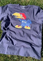 47 Kansas Jayhawks Navy Blue Logo Franklin Fieldhouse Short Sleeve Fashion T Shirt
