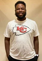 47 Kansas City Chiefs White Arrowhead Scrum Short Sleeve Fashion T Shirt
