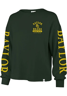 47 Baylor Bears Womens Green Marlow Bell LS Tee