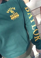 47 Baylor Bears Womens Green Marlow Bell LS Tee