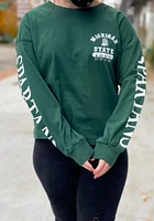 47 Michigan State Spartans Womens Green Marlow Bell LS Tee