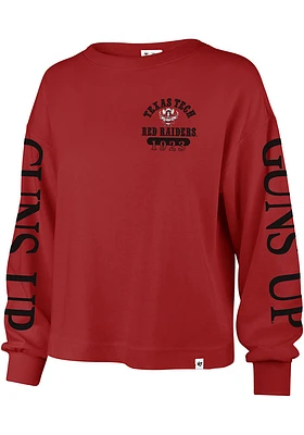 47 Texas Tech Red Raiders Womens Marlow Bell LS Tee