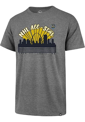 47 St Louis Blues Grey NHL All Star Game 2020 Short Sleeve T Shirt