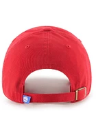 47 Philadelphia 76ers Alt Clean Up Adjustable Hat - Red