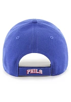 47 Philadelphia 76ers Alt MVP Adjustable Hat - Blue