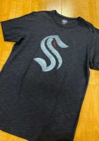47 Seattle Kraken Navy Blue Primary Logo Short Sleeve Fashion T Shirt