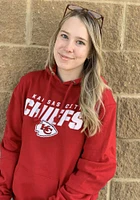 47 Kansas City Chiefs Mens Red Traction Headline Long Sleeve Hoodie