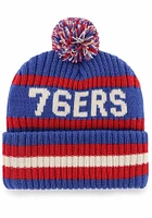 47 Philadelphia 76ers Blue Bering Cuff Mens Knit Hat