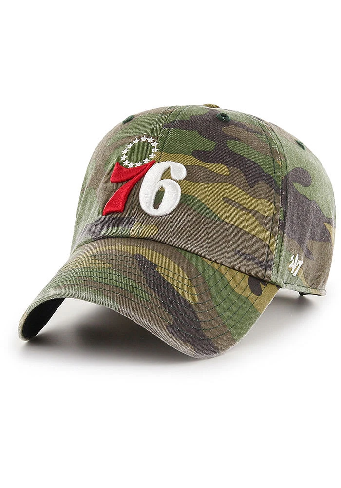 47 Philadelphia 76ers Clean Up Adjustable Hat