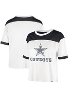 47 Dallas Cowboys Womens White Billie Short Sleeve T-Shirt