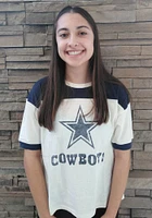 47 Dallas Cowboys Womens White Billie Short Sleeve T-Shirt