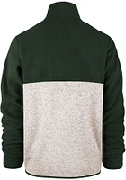 47 Green Bay Packers Mens Grey Anchor Kodiak Long Sleeve Qtr Zip Fashion Pullover