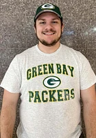 47 Green Bay Packers Grey Union Arch Franklin Short Sleeve Fashion T Shirt