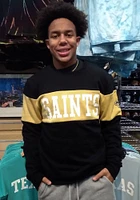 47 New Orleans Saints Mens Black Interstate Long Sleeve Fashion Sweatshirt