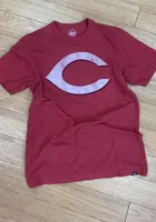 47 Cincinnati Reds Red Grit Scrum Short Sleeve Fashion T Shirt