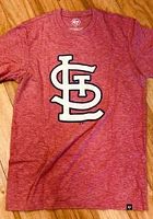 47 St Louis Cardinals Red Grit Scrum Short Sleeve Fashion T Shirt