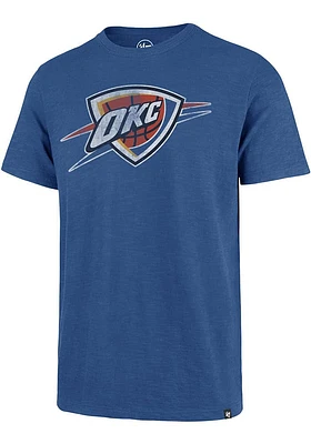 47 Oklahoma City Thunder Blue Grit Scrum Short Sleeve Fashion T Shirt