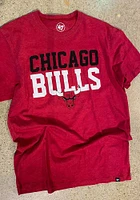 47 Chicago Bulls Red Stacked Club Short Sleeve T Shirt