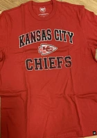47 Kansas City Chiefs Union Arch Franklin Short Sleeve Fashion T Shirt