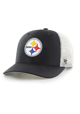 47 Pittsburgh Steelers Trucker Classic Adjustable Hat - Black